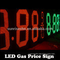 Outdoor And Waterproof,8.889/10 Style (5 Digits) Gas Station Digital Led Price Sign